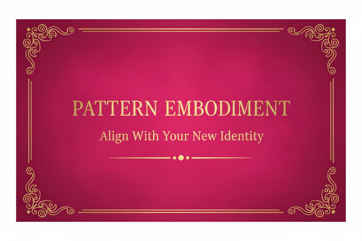 Pattern Embodiment — Daily & Weekly Alignment Worksheets